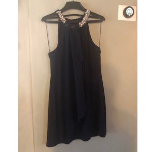 Navy Adrianna Papell sheath dress